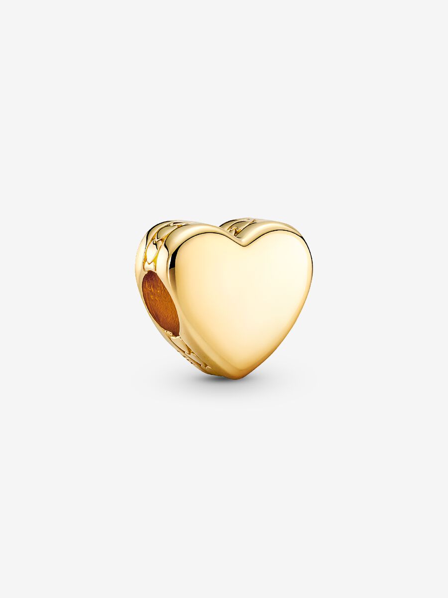 Engravable Heart Charm
14k gold plating