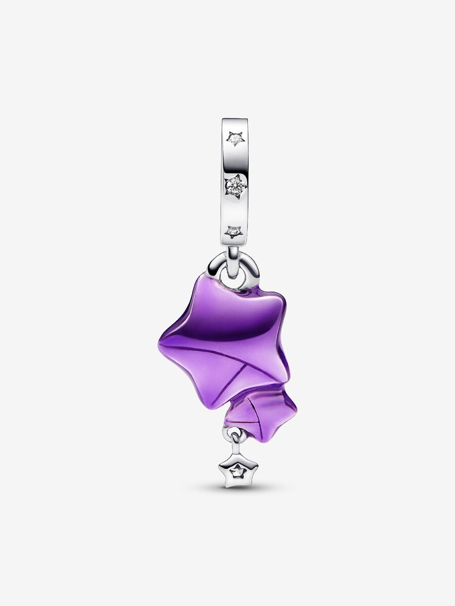 Purple Lucky Star Dangle Charm