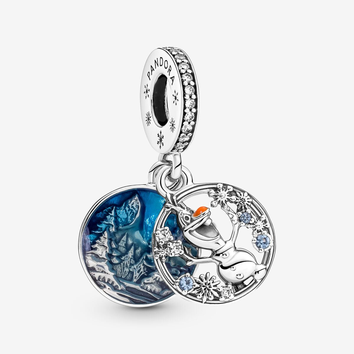 Disney Frozen Pandora Moments Olaf Charm Bracelet Set
