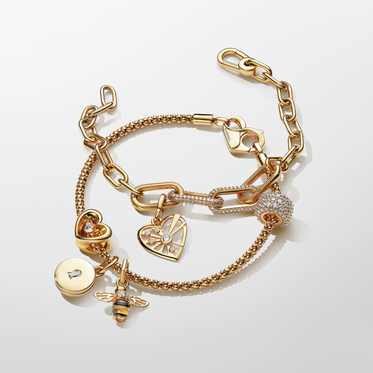 Pandora Moments Studded Chain Bracelet