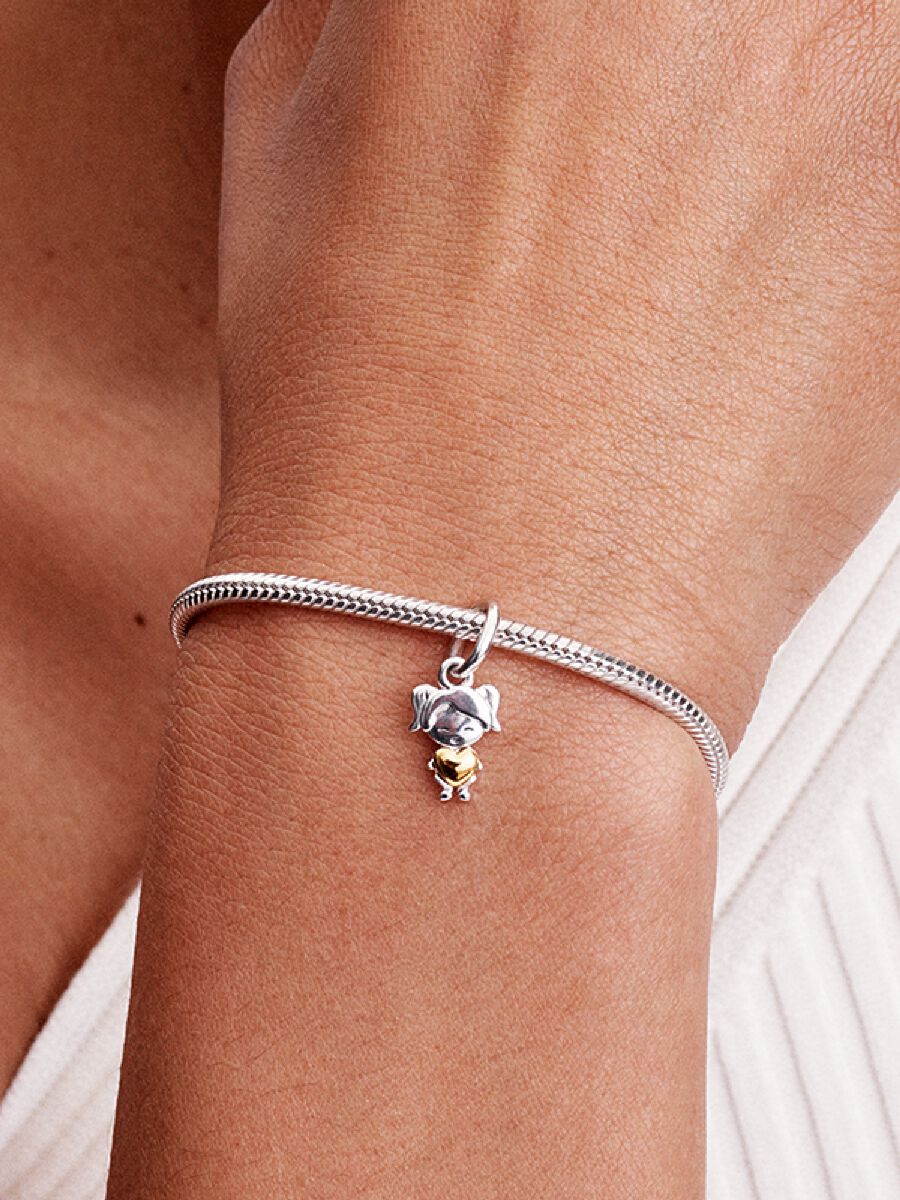 Happy Girl Dangle Charm