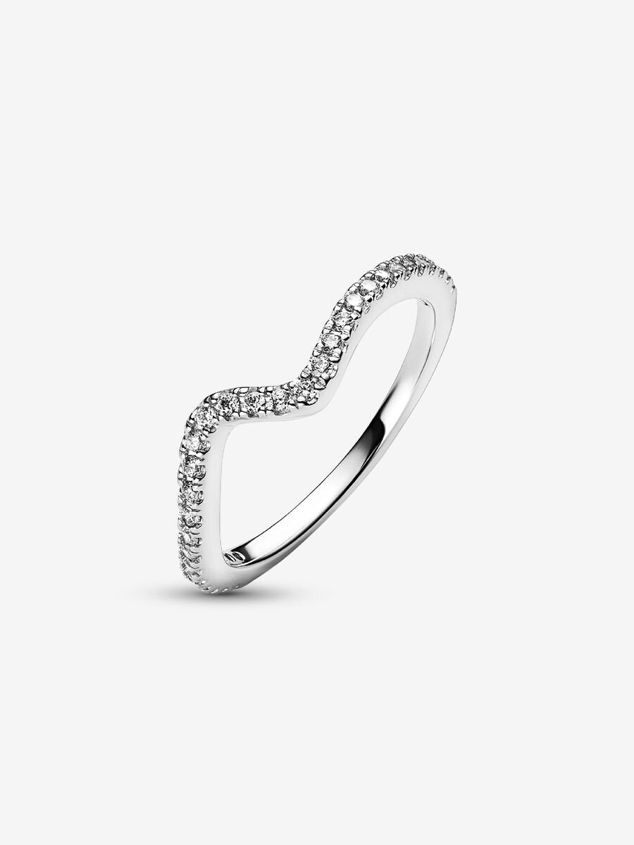 Sparkling Wave Ring
