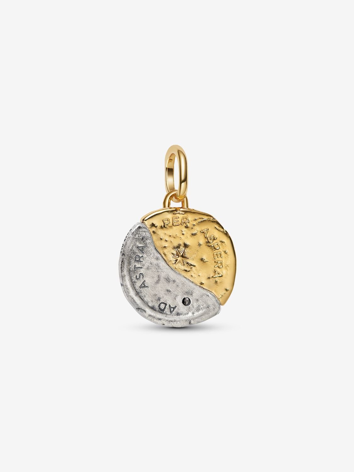 NEW | Sun and Moon Medallion Charm
Sterling silver, 14k gold plating
