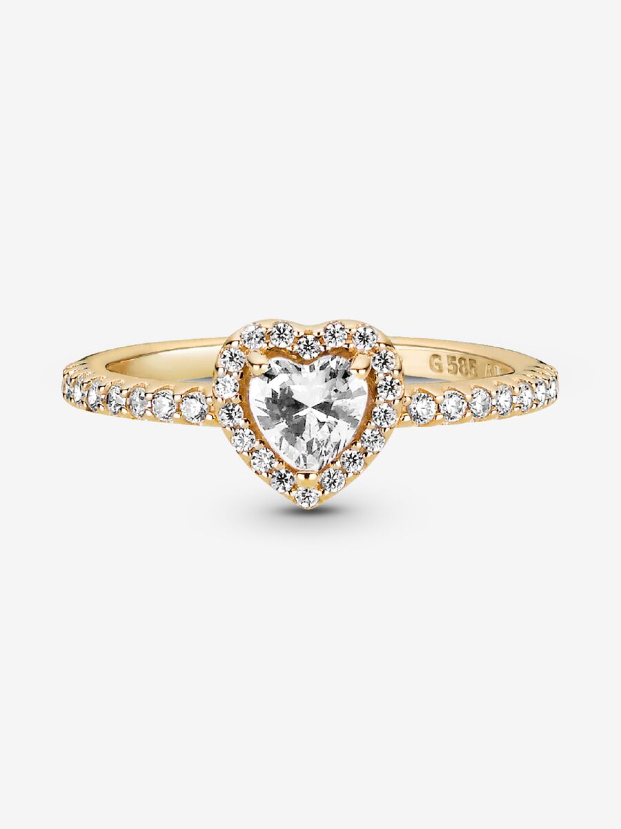 Elevated Heart Ring