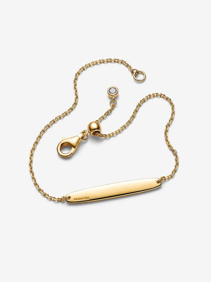 NEW | Engravable Bar Chain Bracelet
14k gold plating