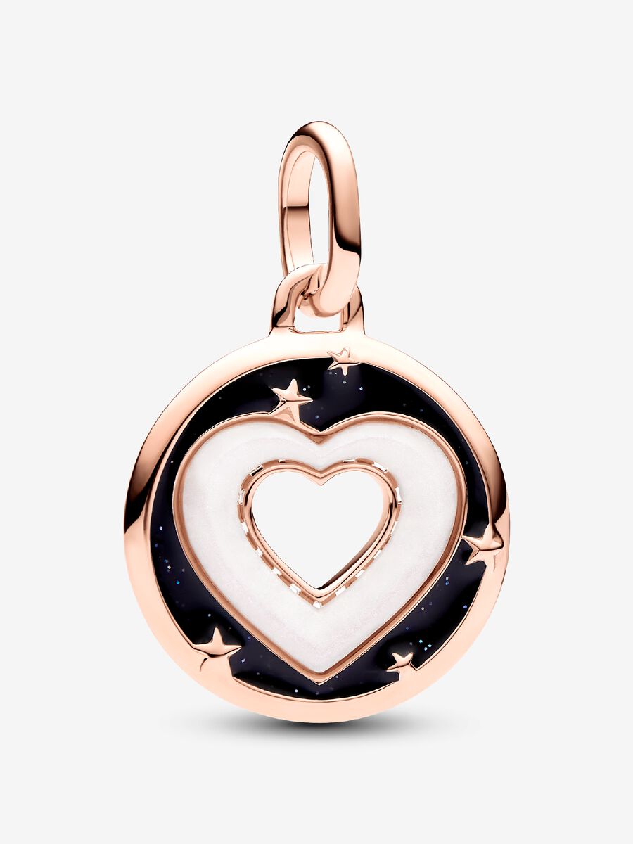 Pandora ME Hearts Medallion Charm
14k rose gold plating