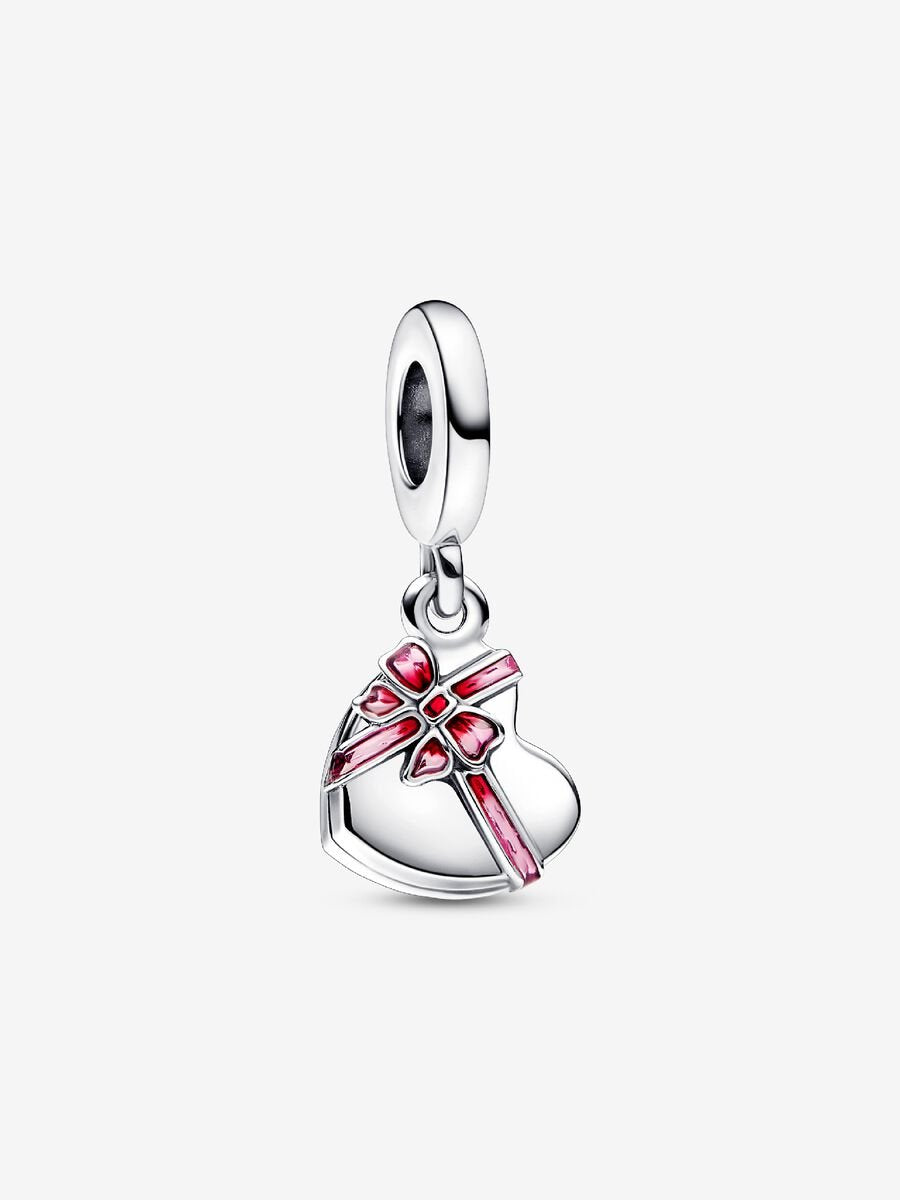 Openable Heart Chocolate Gift Box Dangle Charm
Sterling silver