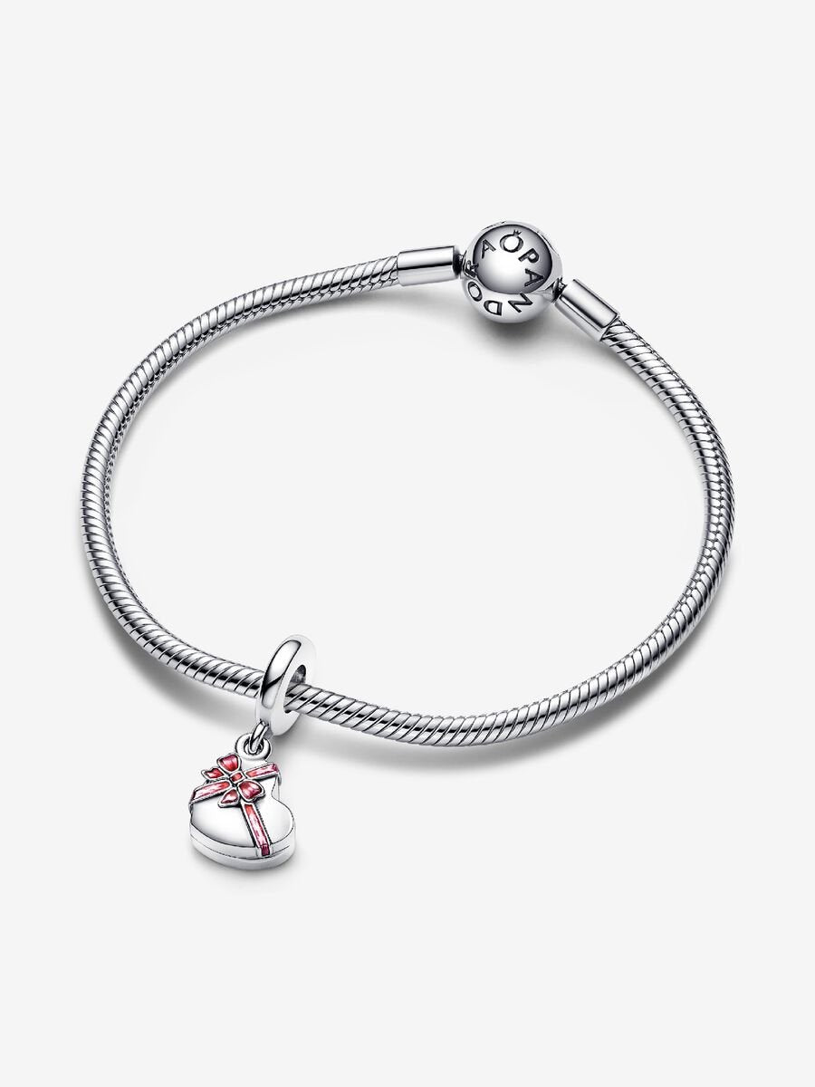 Openable Heart Chocolate Gift Box Dangle Charm
Sterling silver