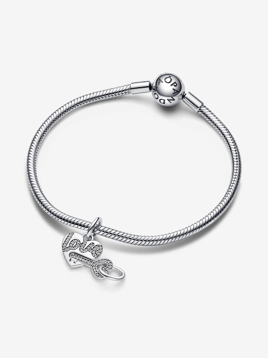 Splittable Heart & Key Dangle Charm