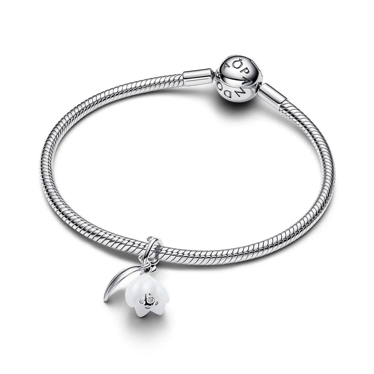 Snowdrop Flower Dangle Charm