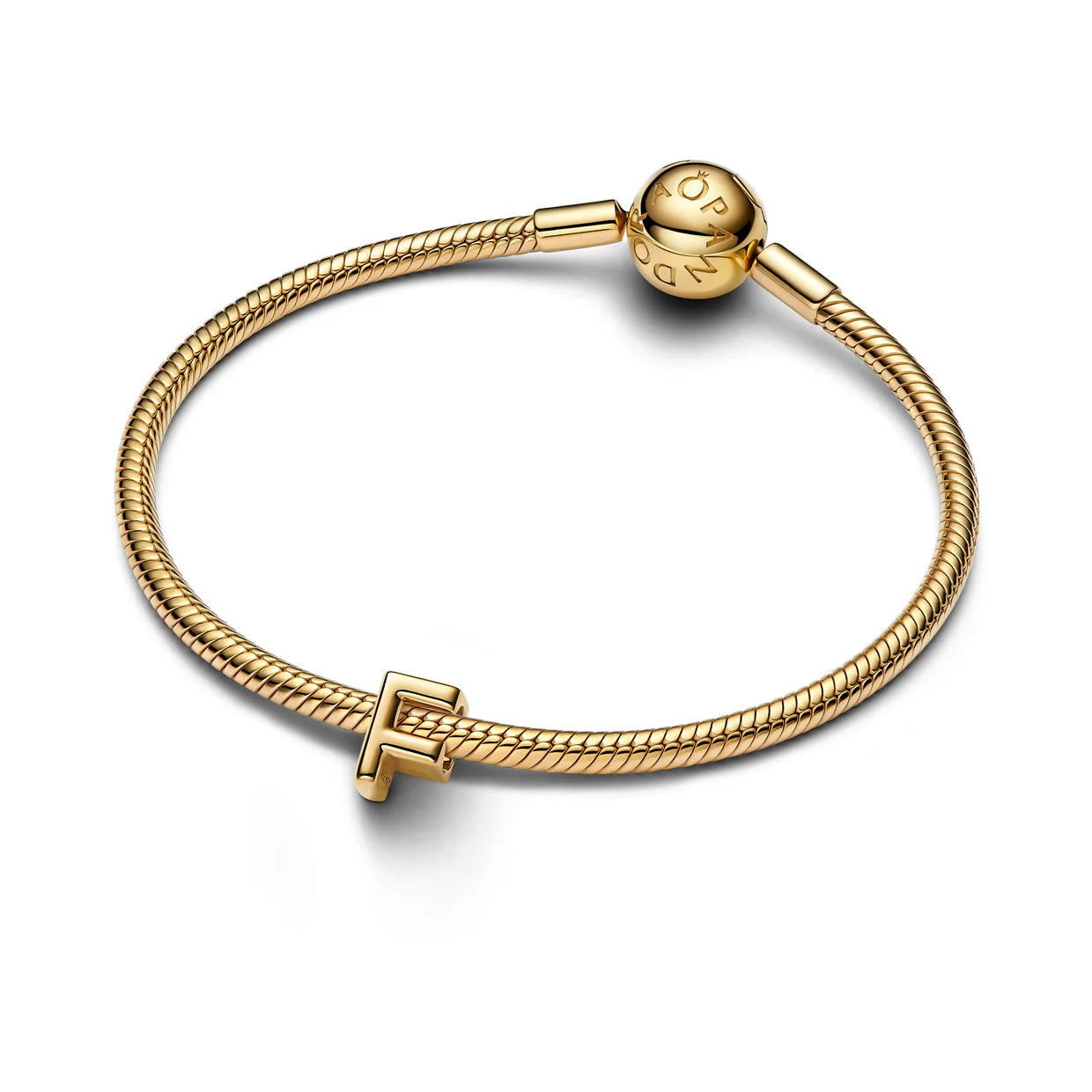 Letter F 14K Gold-Plated Charm