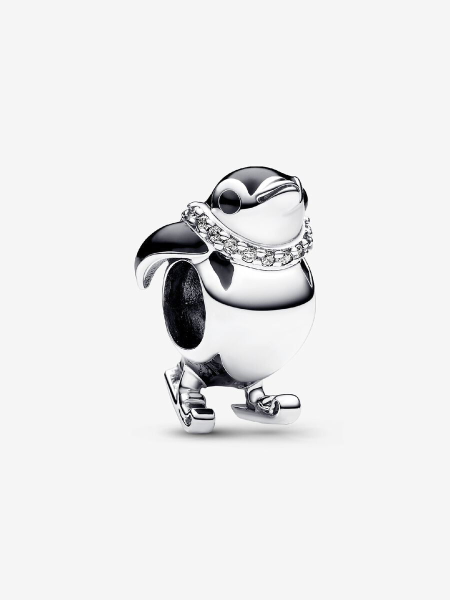 Skiing Penguin Charm