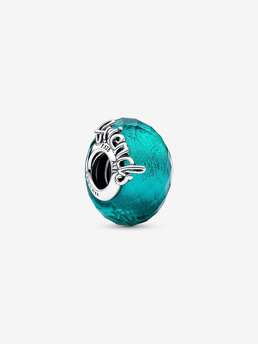 Faceted Murano Glass Friendship Charm
Sterling silver