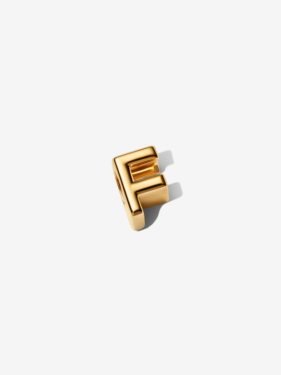 Letter F Alphabet Charm
14k gold plating
