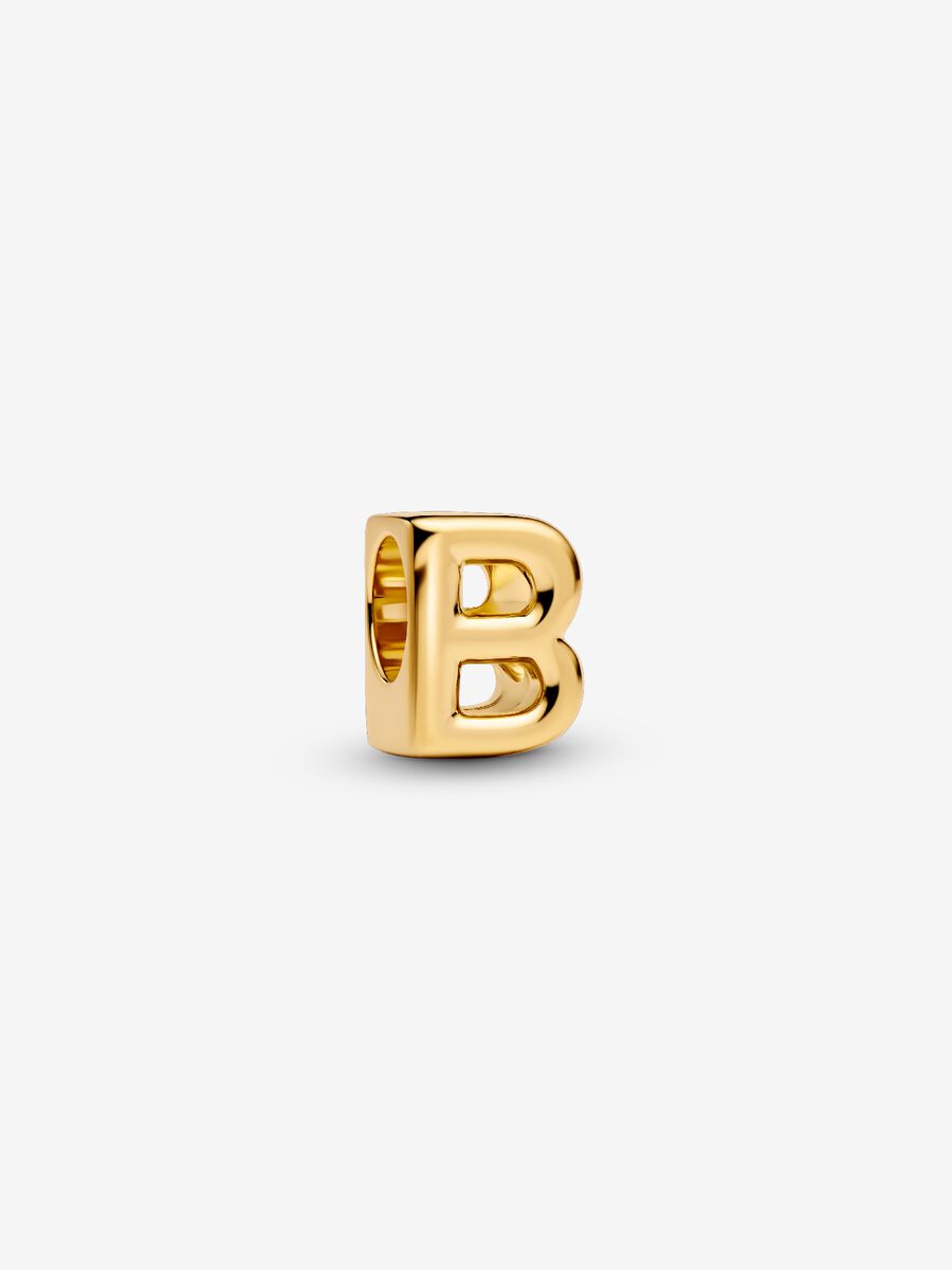 Letter B Alphabet Charm
14k gold plating