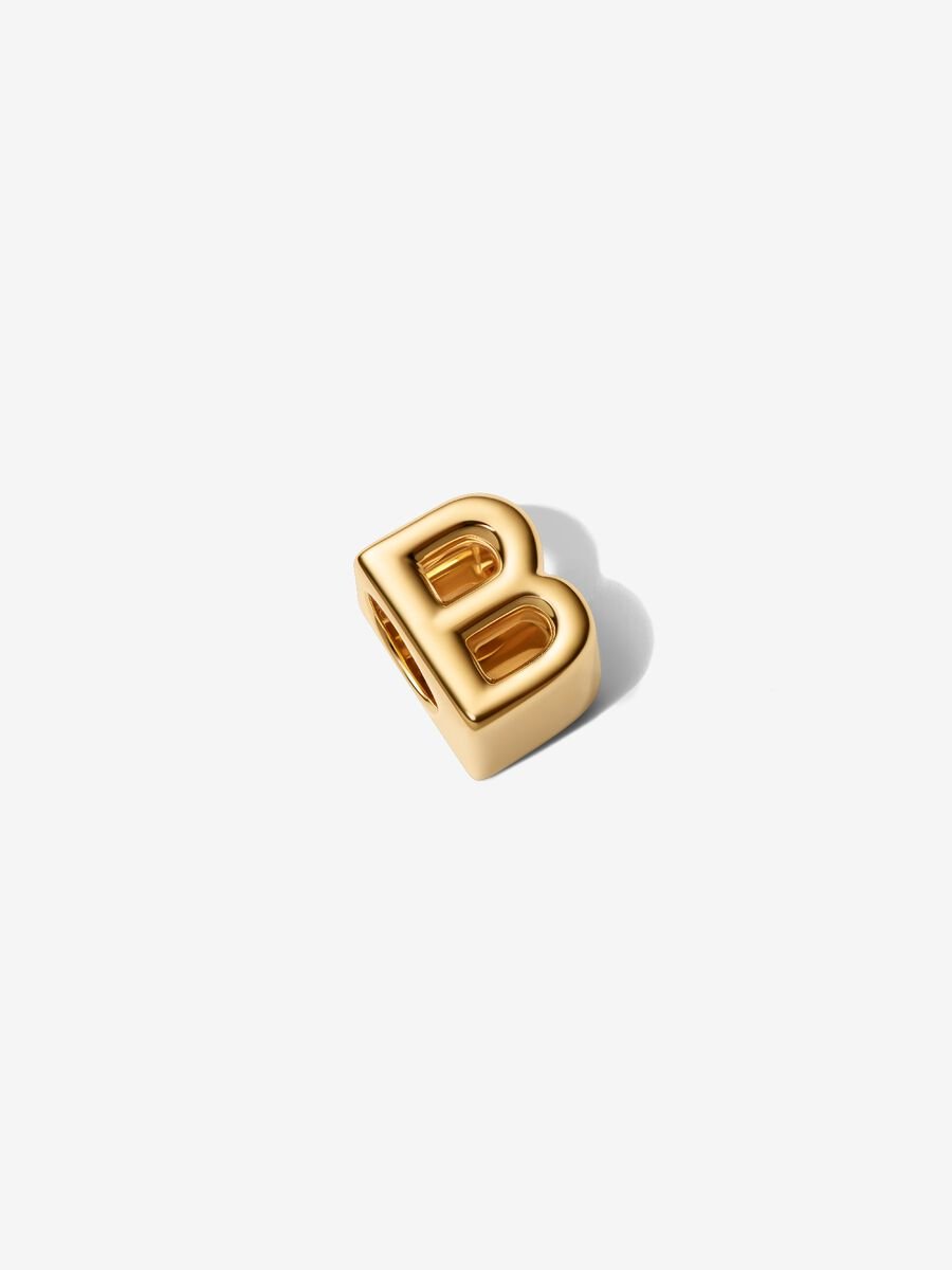Letter B Alphabet Charm
14k gold plating