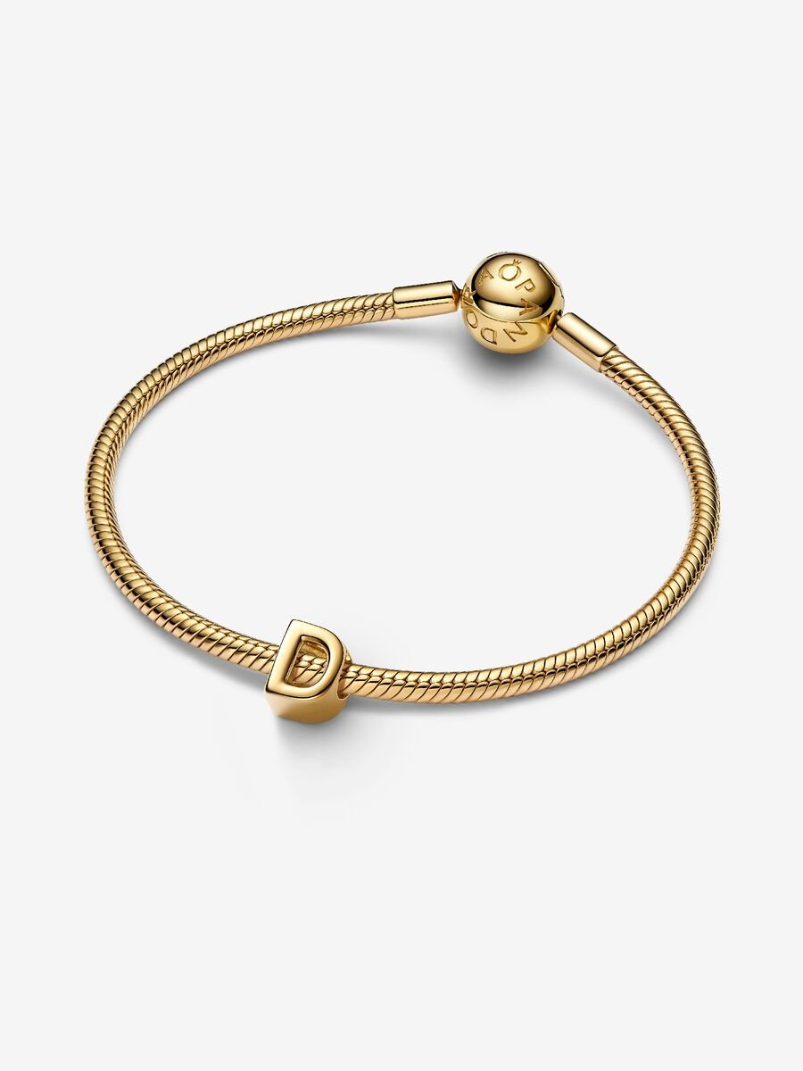Letter D Alphabet Charm
14k gold plating