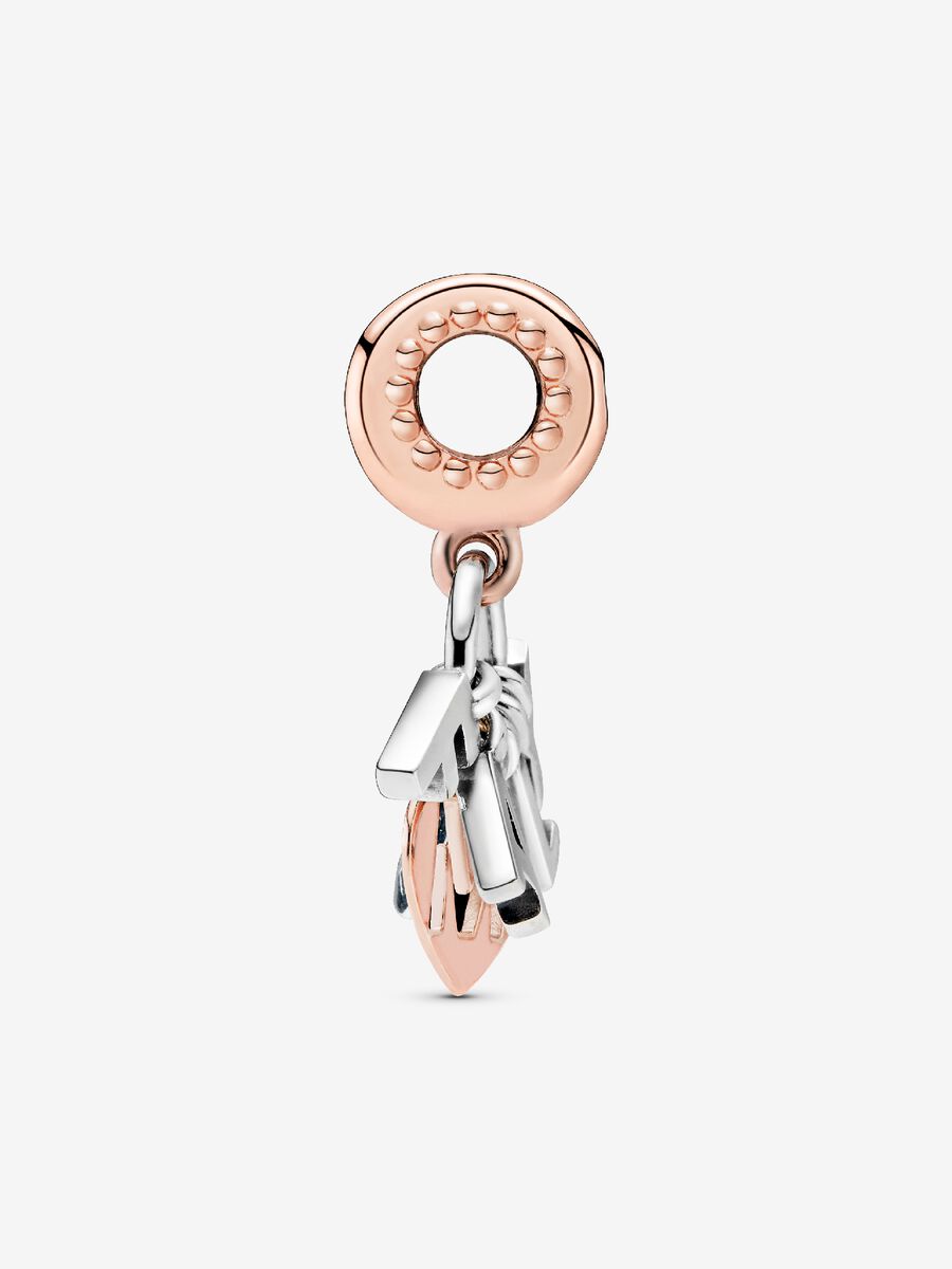 Family Letters Dangle Charm