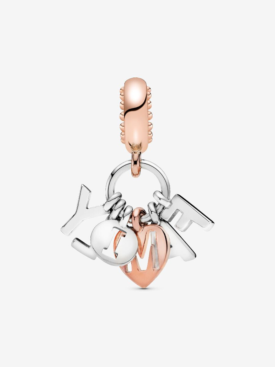 Family Letters Dangle Charm