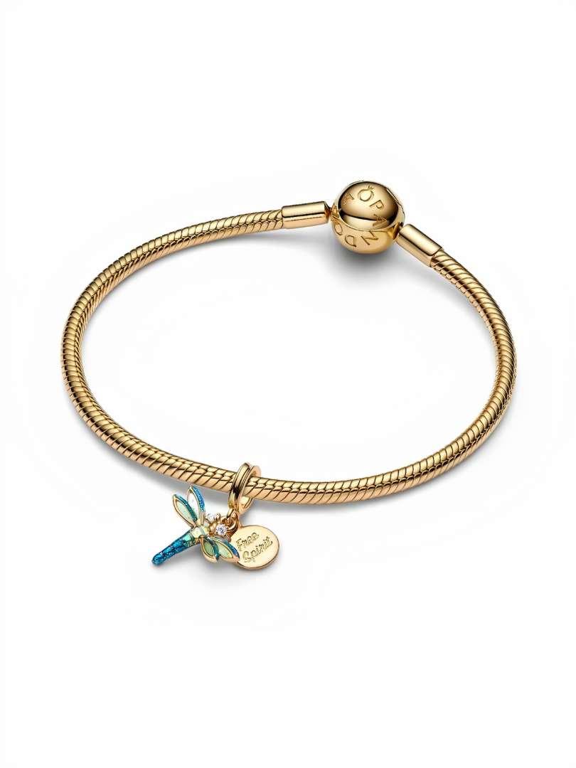 Dragonfly Double Dangle Charm