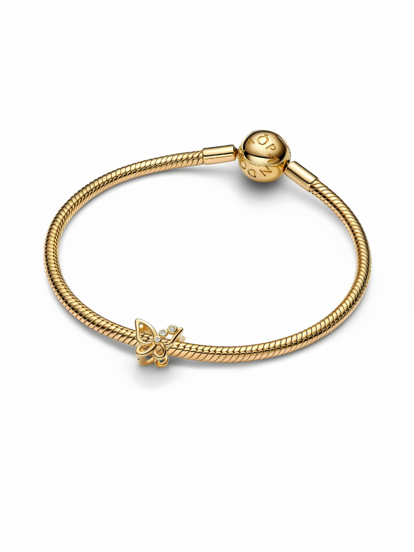 Butterfly Openwork Charm