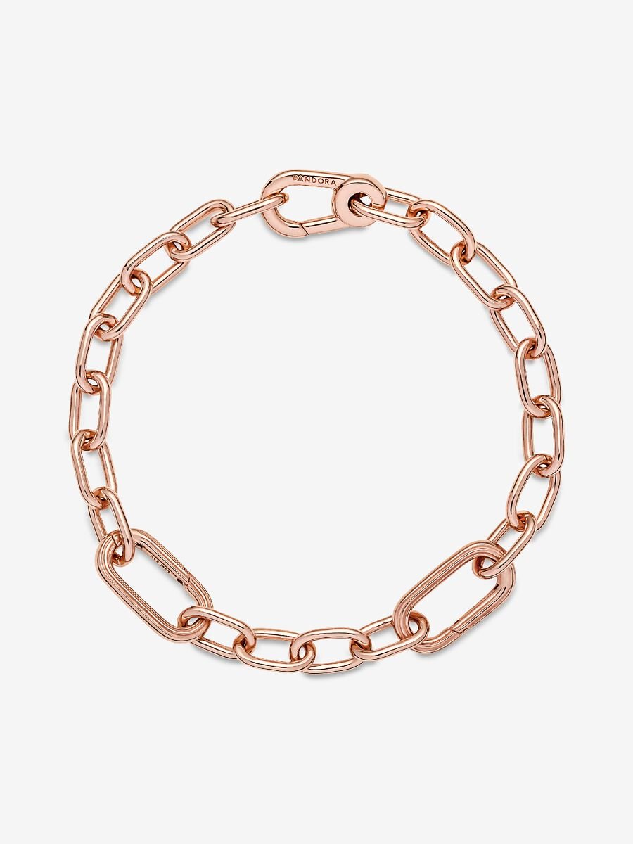 Pandora ME Small-Link Chain Bracelet
14k rose gold plating