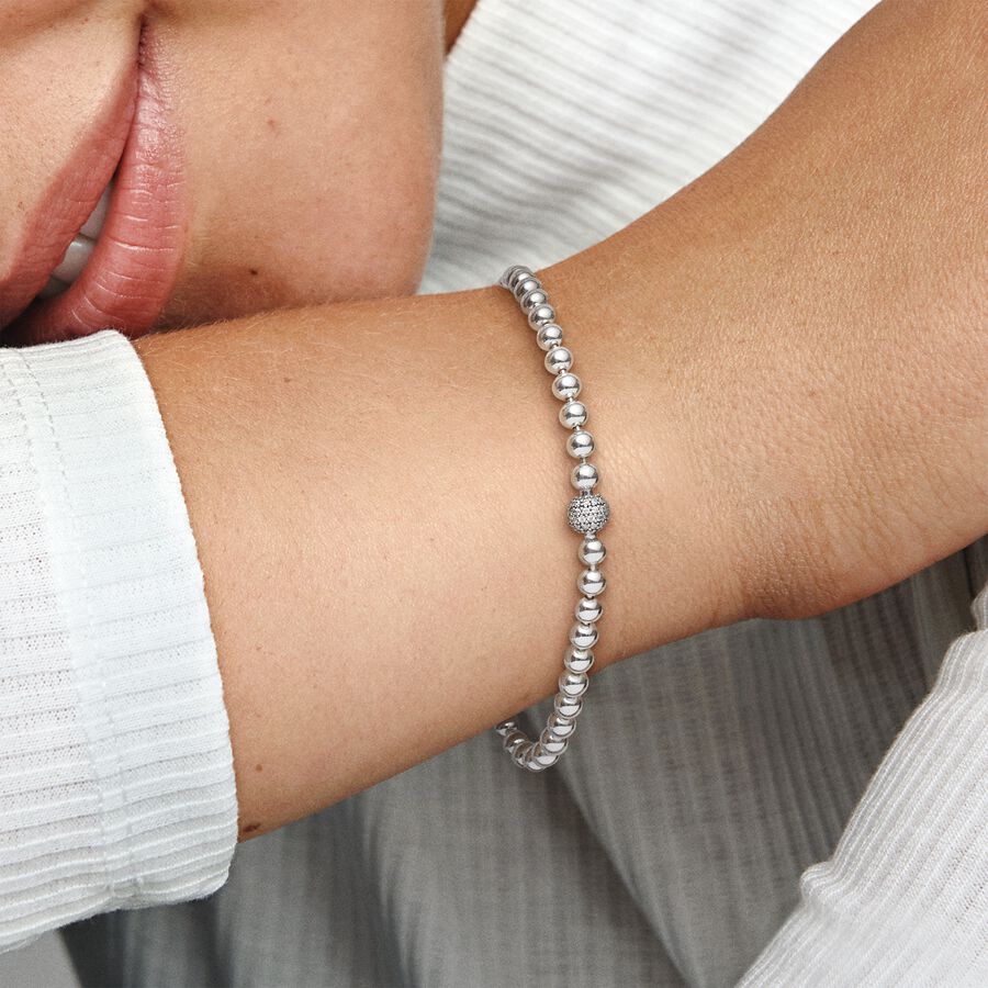 Beads & Pavé Bracelet