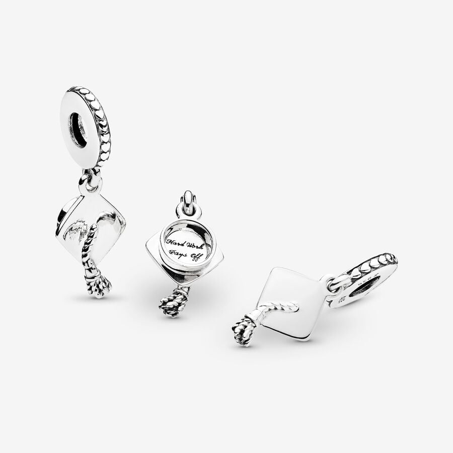 Graduation Cap Dangle Charm