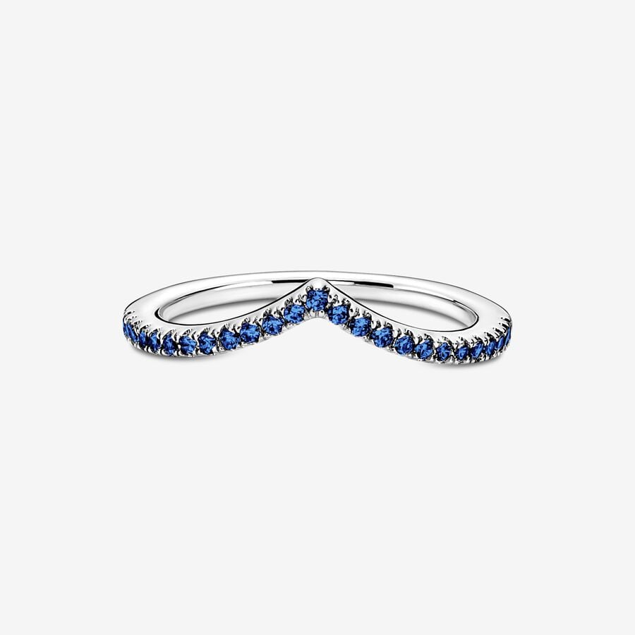 Pandora Timeless Wish Sparkling Blue Ring