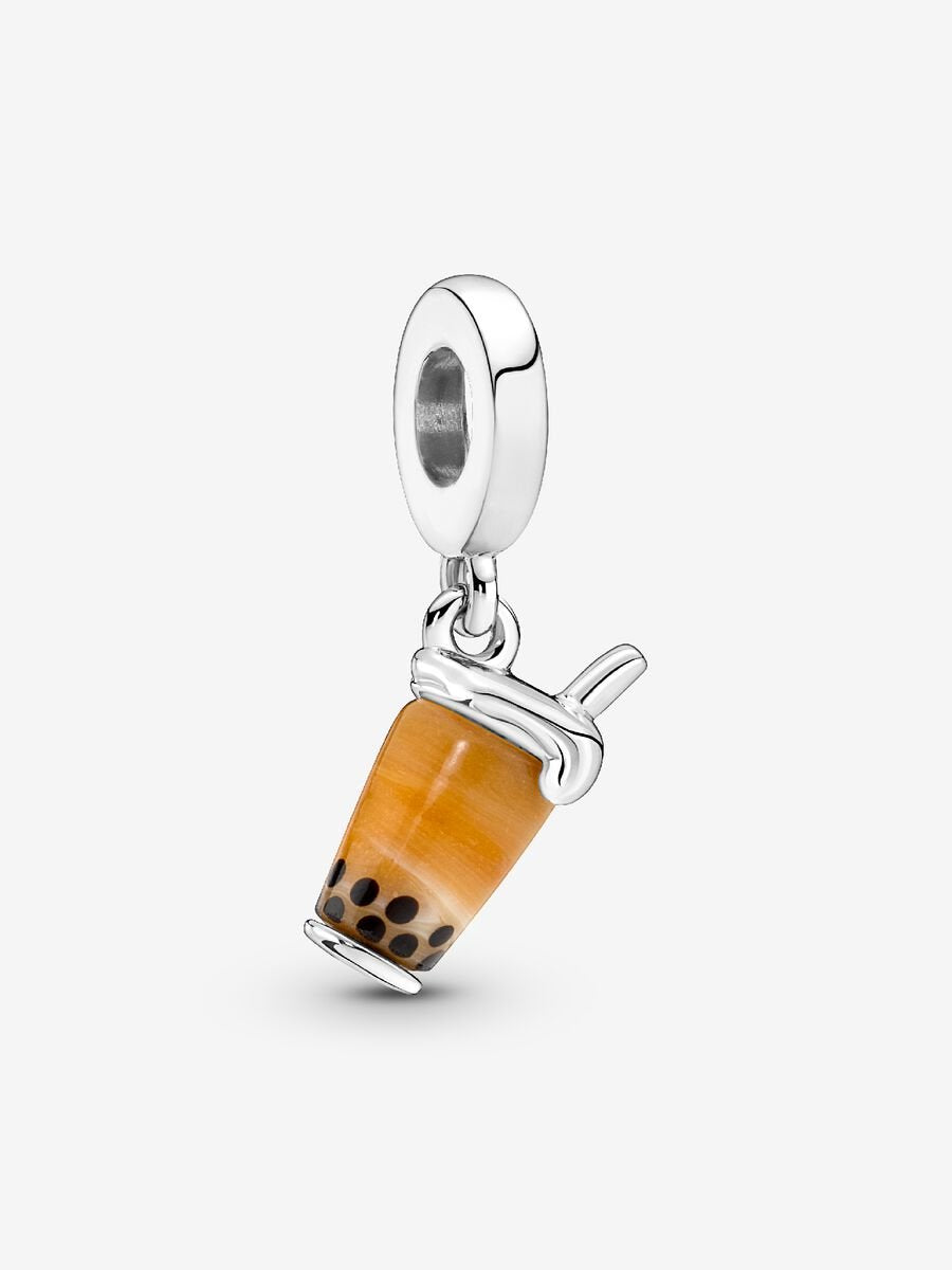 Murano Glass Bubble Tea Dangle Charm