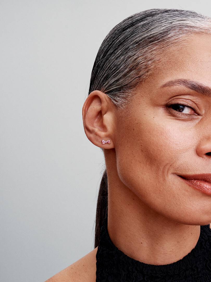 Sparkling Pink Bow Jewelry Gift Set