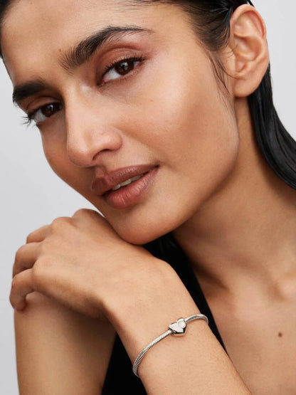 Engravable June Birthstone Heart Charm