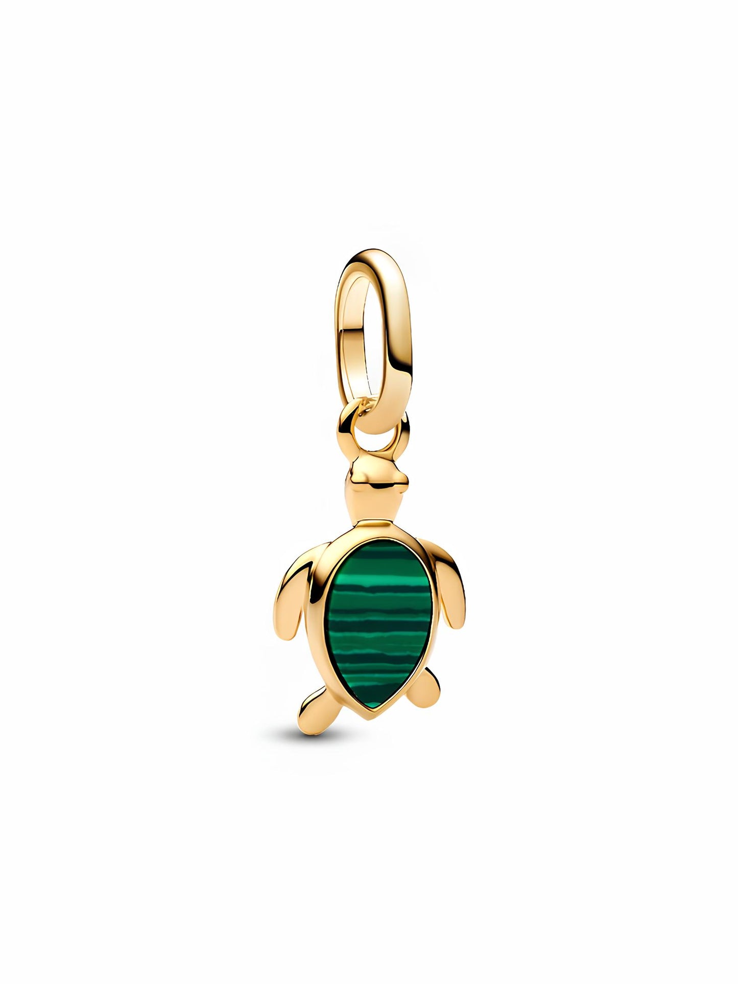 Green Turtle Mini Dangle Charm
14k gold plating