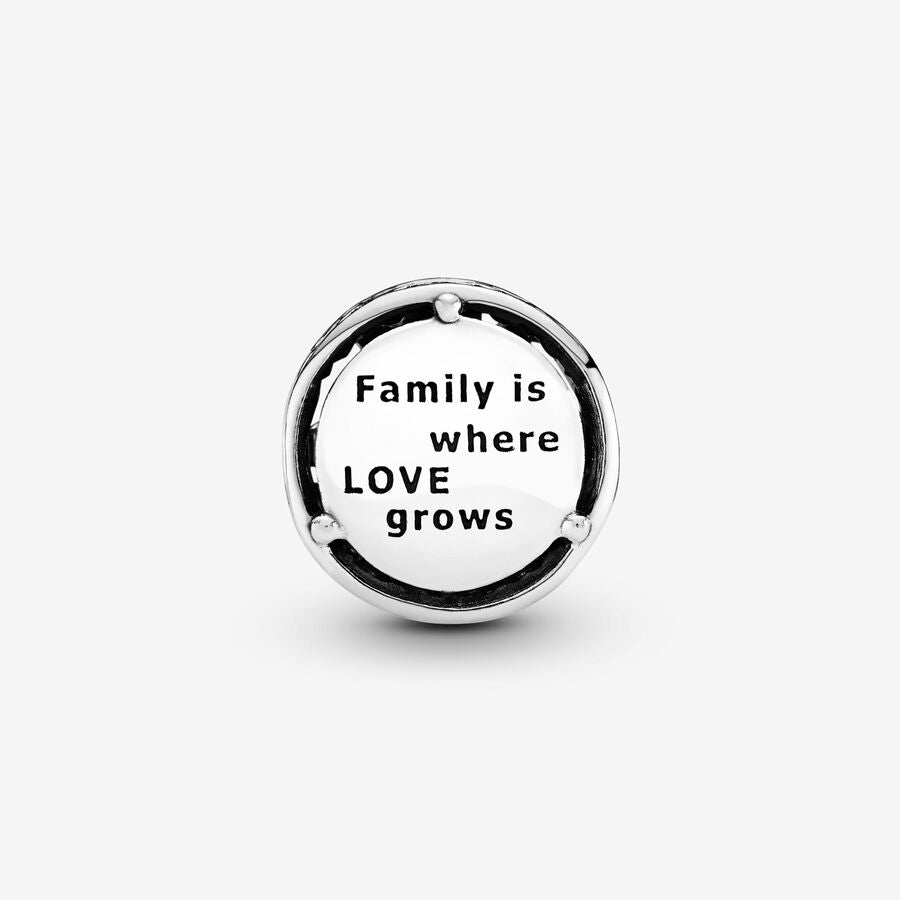 Openwork Family Roots Charm