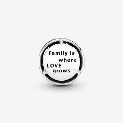 Openwork Family Roots Charm