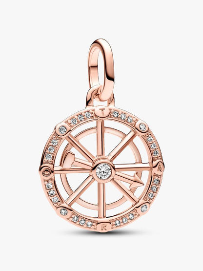 ME Wheel of Fortune Medallion Charm