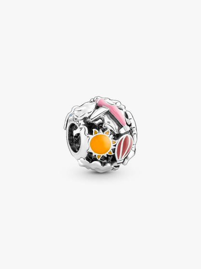 Fly Away Rainbow Sky & Travel Charm