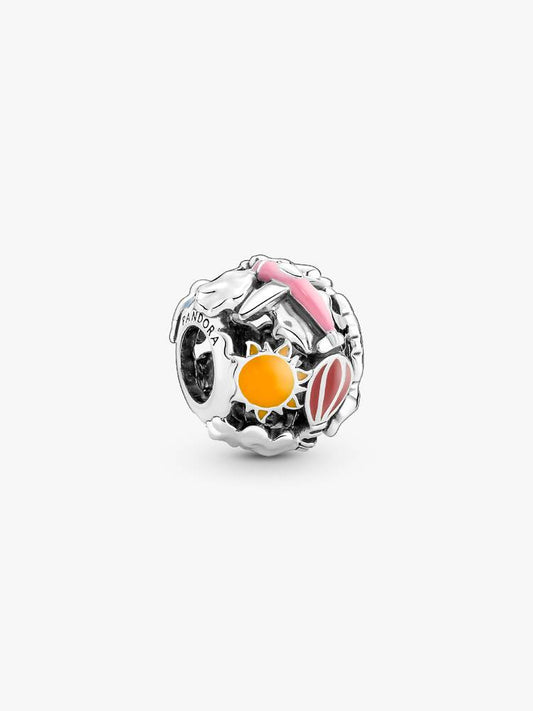 Fly Away Rainbow Sky & Travel Charm