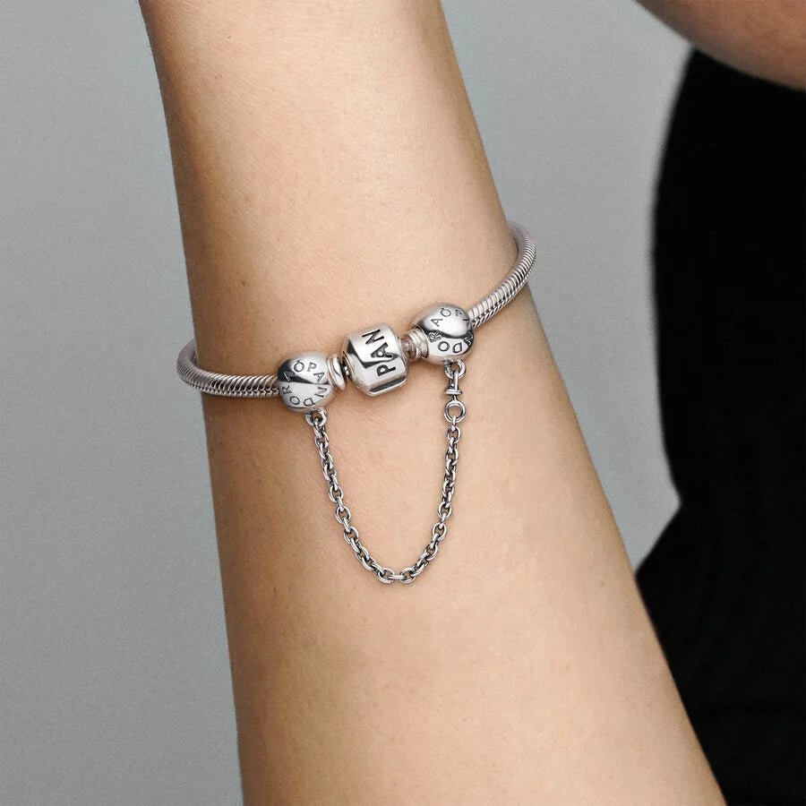 Silver safety chain