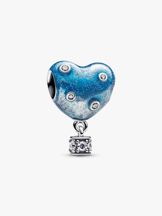 FINAL SALE - Hot Air Balloon Heart Charm