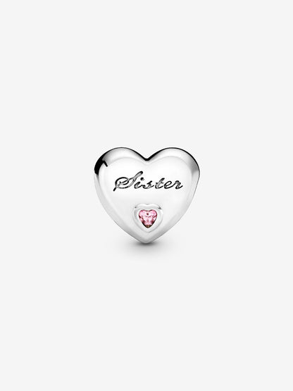 Sister Heart Charm