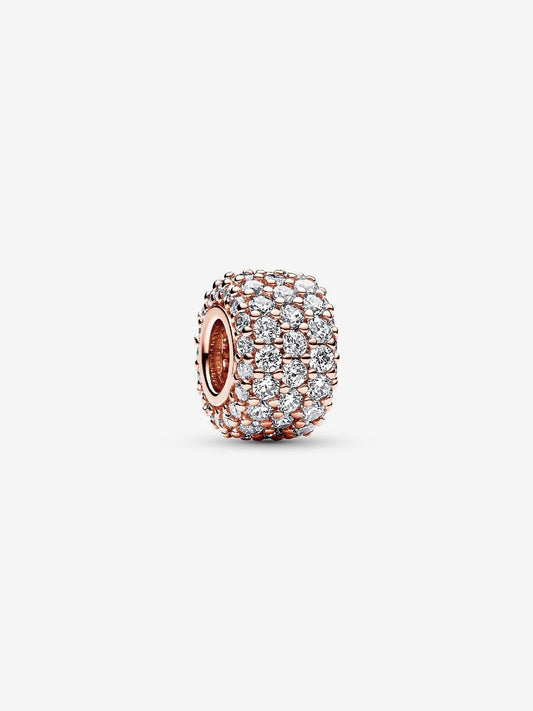 Sparkling Pavé Triple-row Charm