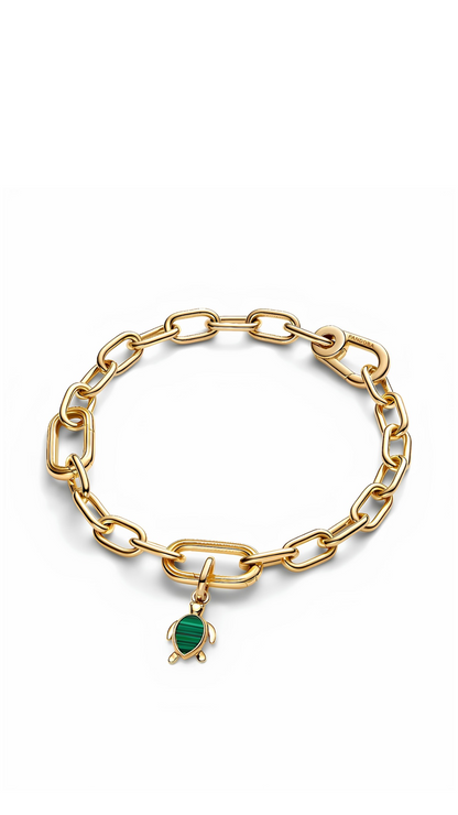 Green Turtle Mini Dangle Charm
14k gold plating