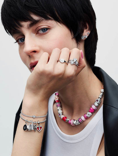 Padlock and Key Dangle Charm