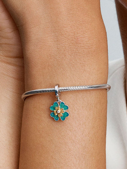 2025 Four Leaf Clover Lab-Grown Diamond Dangle Charm (New)