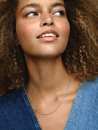Curb Chain Necklace
Sterling silver