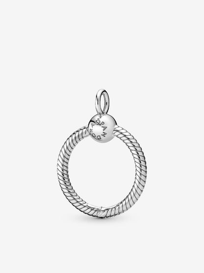 March Birthstone Eternity Circle O Pendant set
