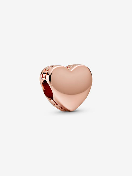Engravable Heart Charm
14k rose gold plating