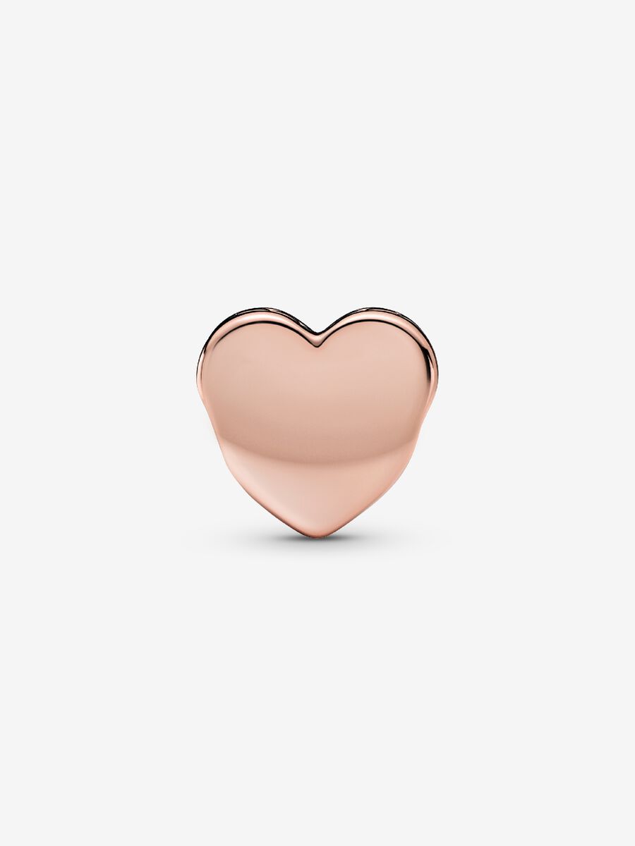 Engravable Heart Charm
14k rose gold plating