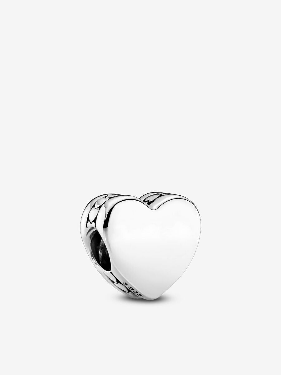 Engravable Heart Charm Bracelet Set